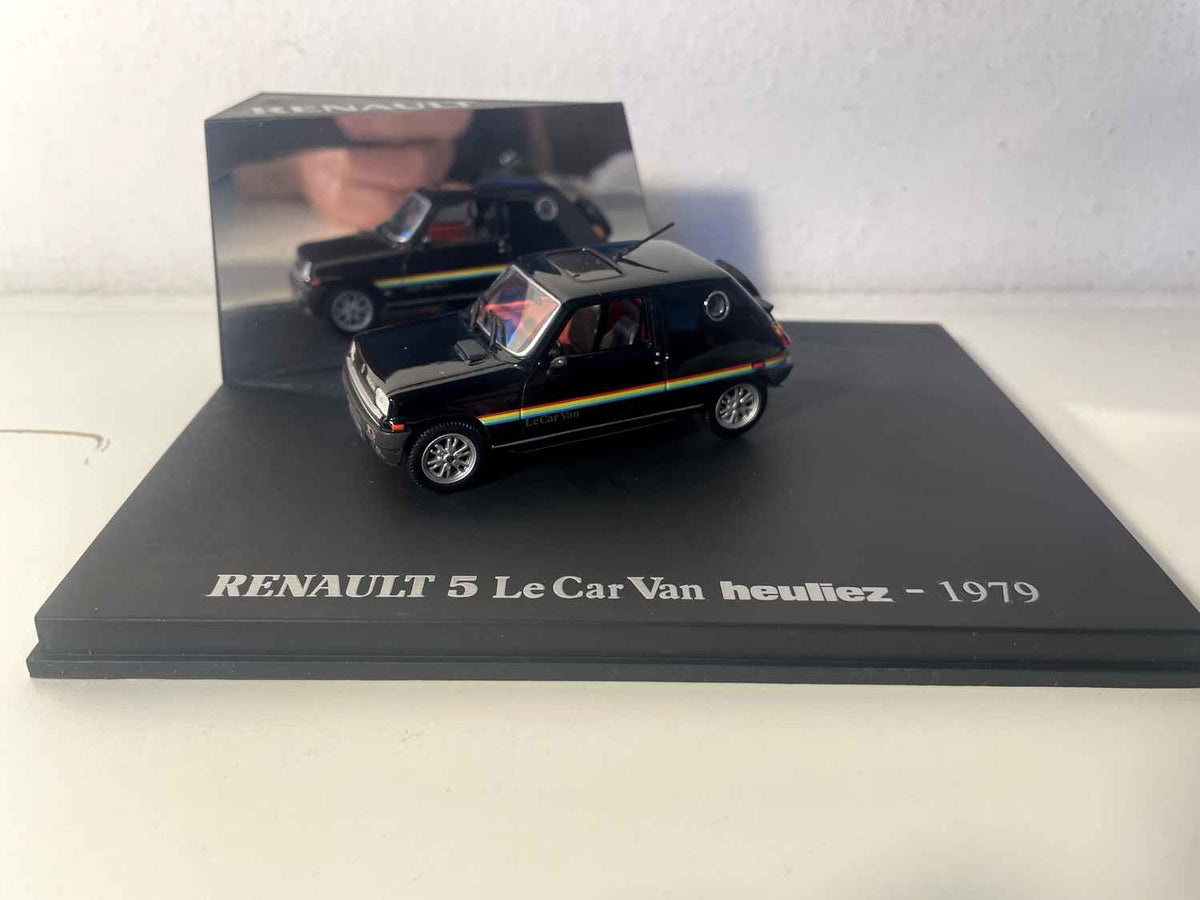 Renault 5 Le Car Van Heuliez negro de 1976 (coffret boite rectangle) - Universal Hobbies