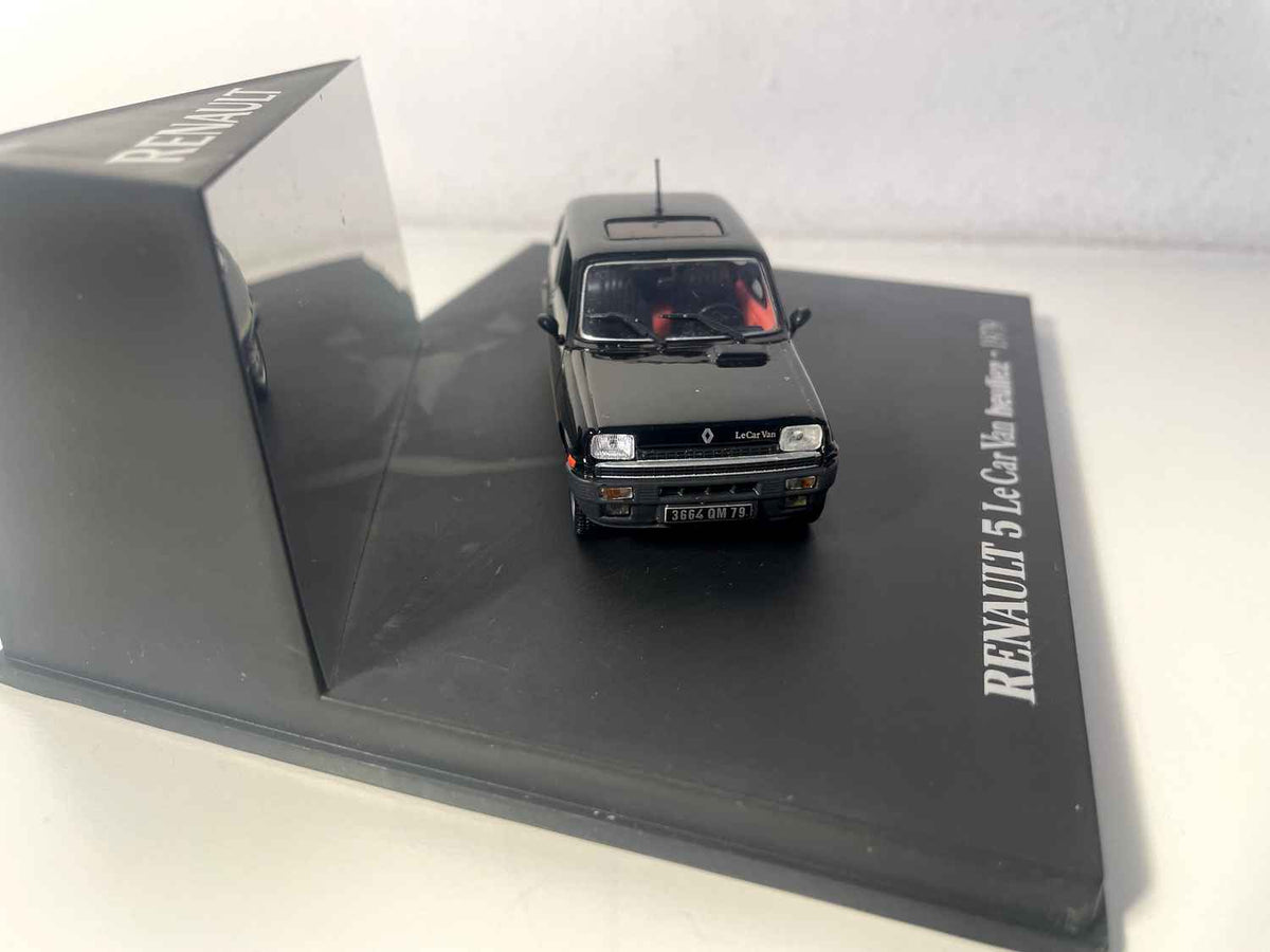 Renault 5 Le Car Van Heuliez negro de 1976 (coffret boite rectangle) - Universal Hobbies