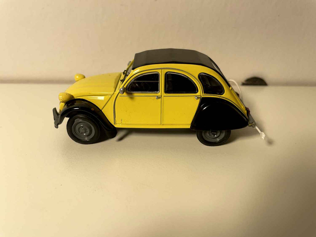 Citroën 2 CV électrique jaune et noire - Eligor (sous blister)