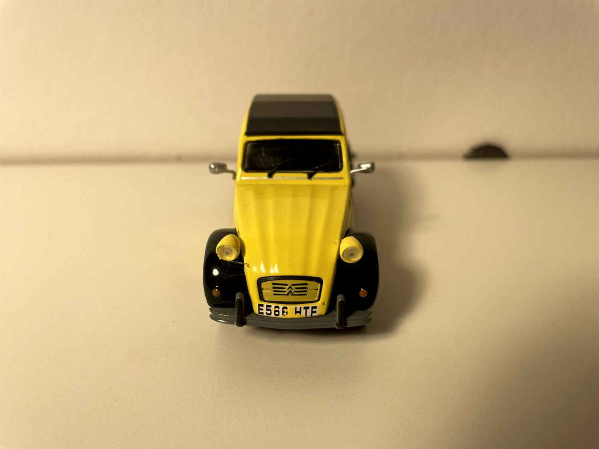 Citroën 2 CV électrique jaune et noire - Eligor (sous blister)