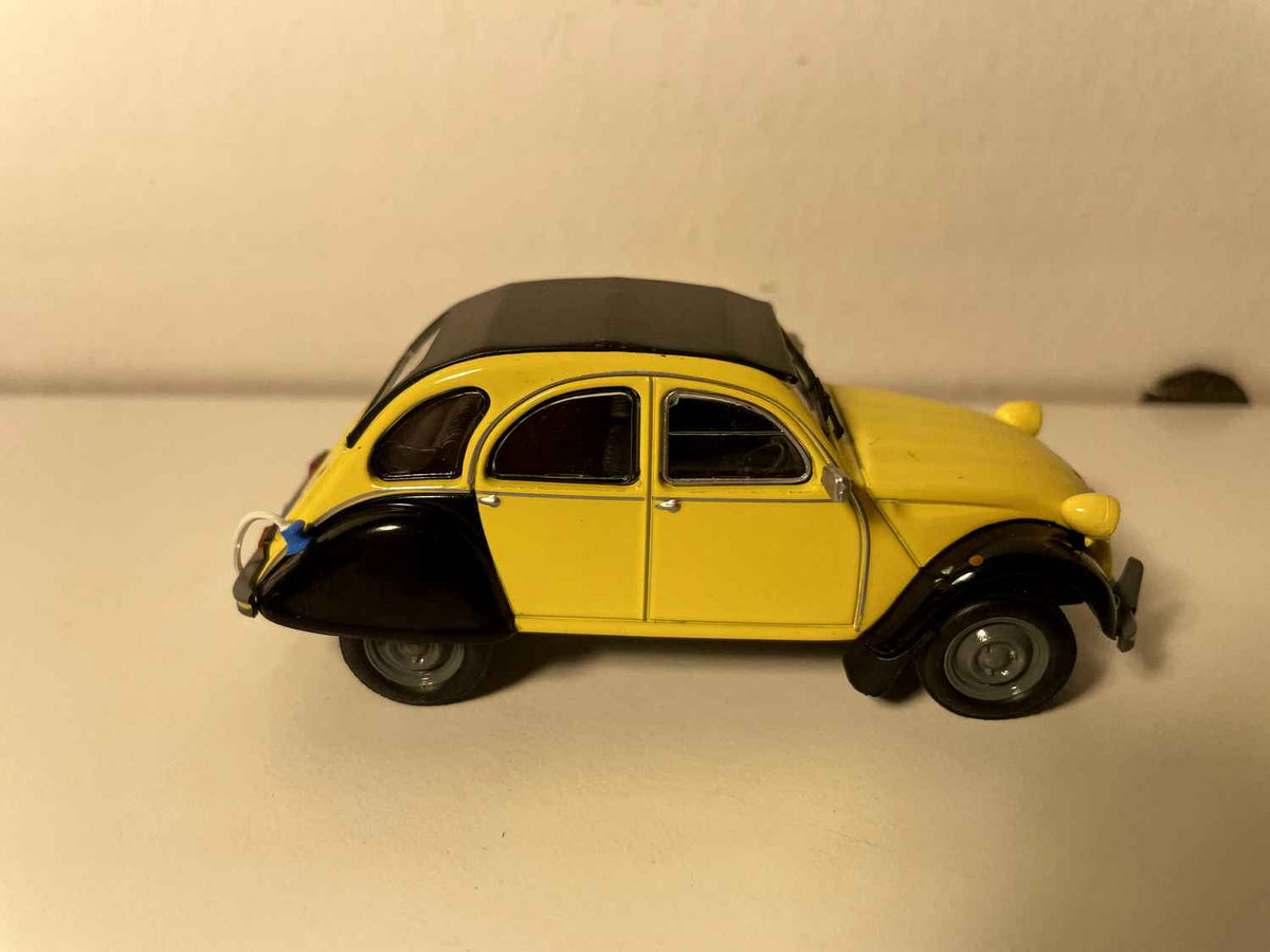 Citroën 2 CV électrique jaune et noire - Eligor (sous blister)