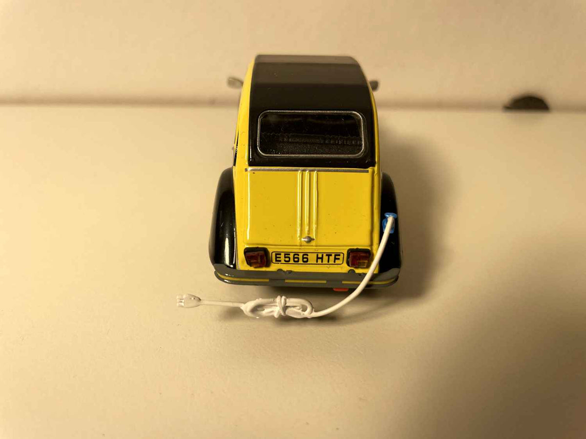 Citroën 2 CV électrique jaune et noire - Eligor (sous blister)
