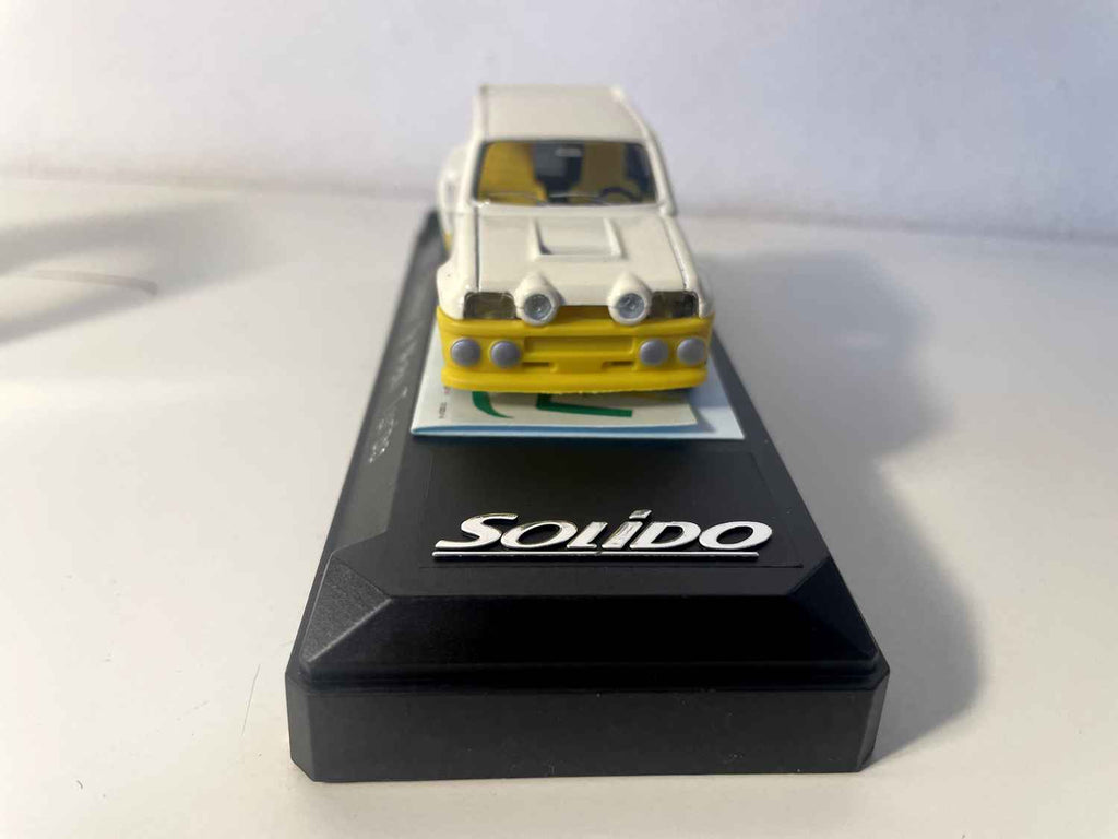 Renault 5 Maxi Turbo biały i żółty numer 10 - Solido numer referencyjny 1837