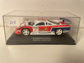 Saleen S7-R blanche, bleue et rouge numéro 7 de 2004