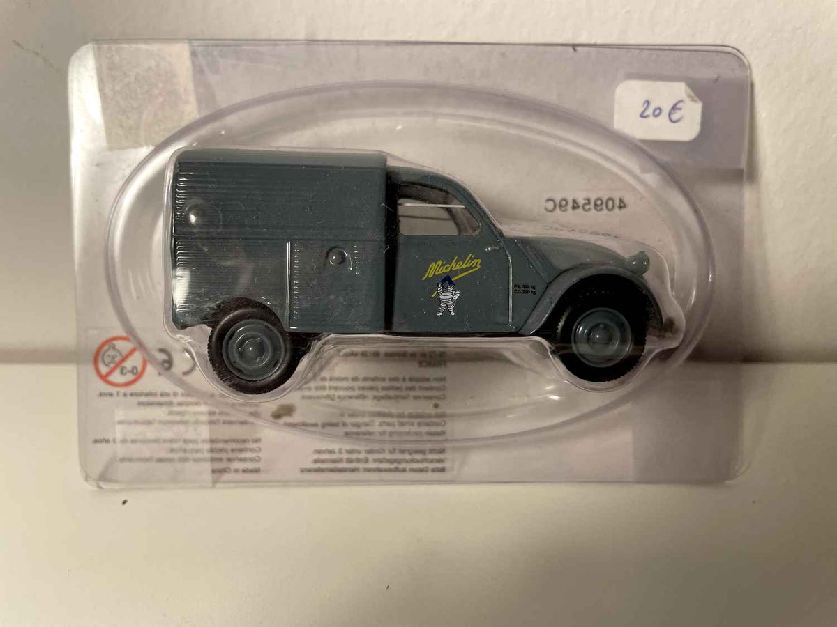 Citroën 2 CV AZU grise Michelin - Norev (sous blister)