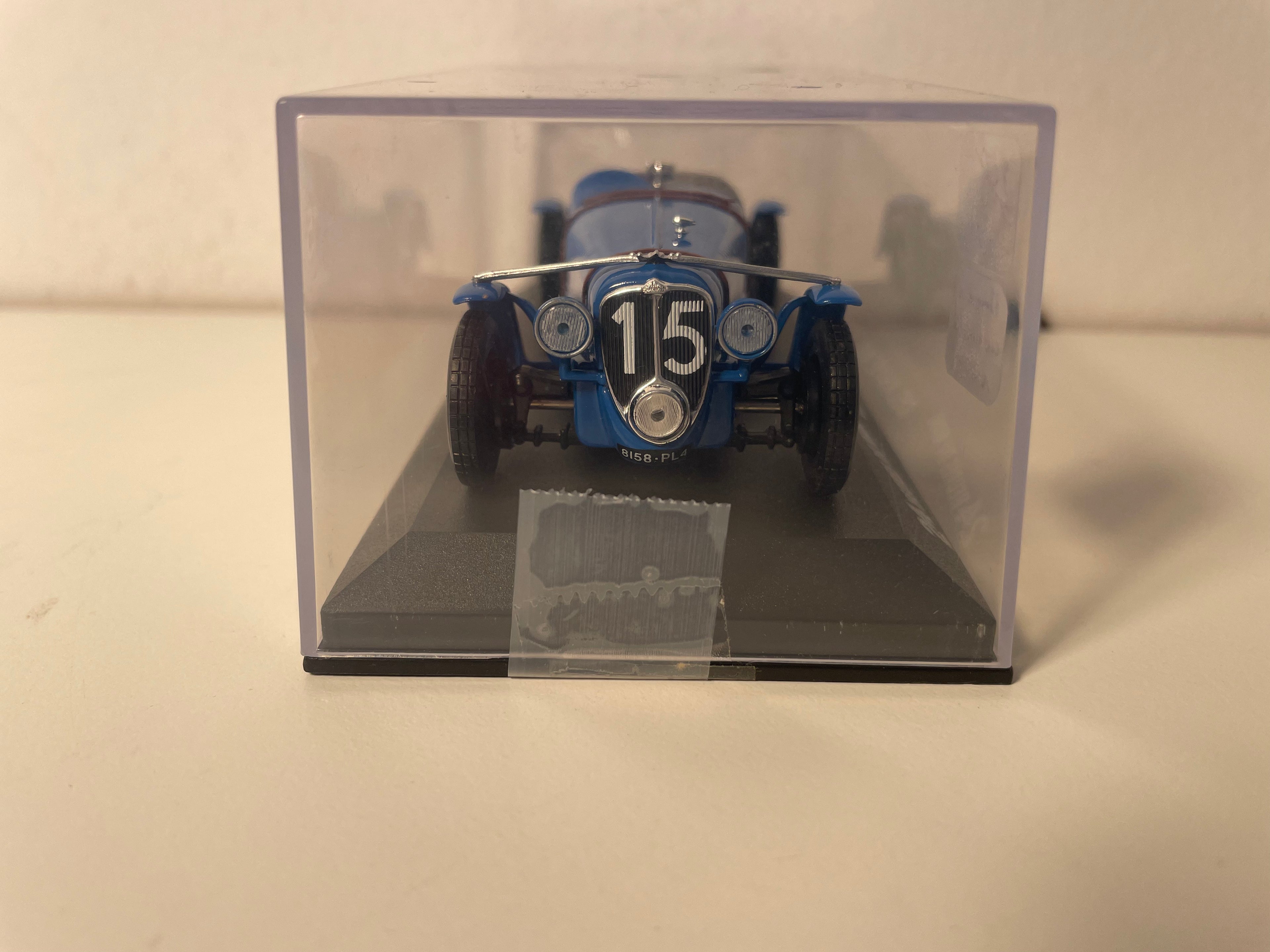 Delahaye 135S blo Nummer 15 (24 Stonne vu Le Mans 1938)