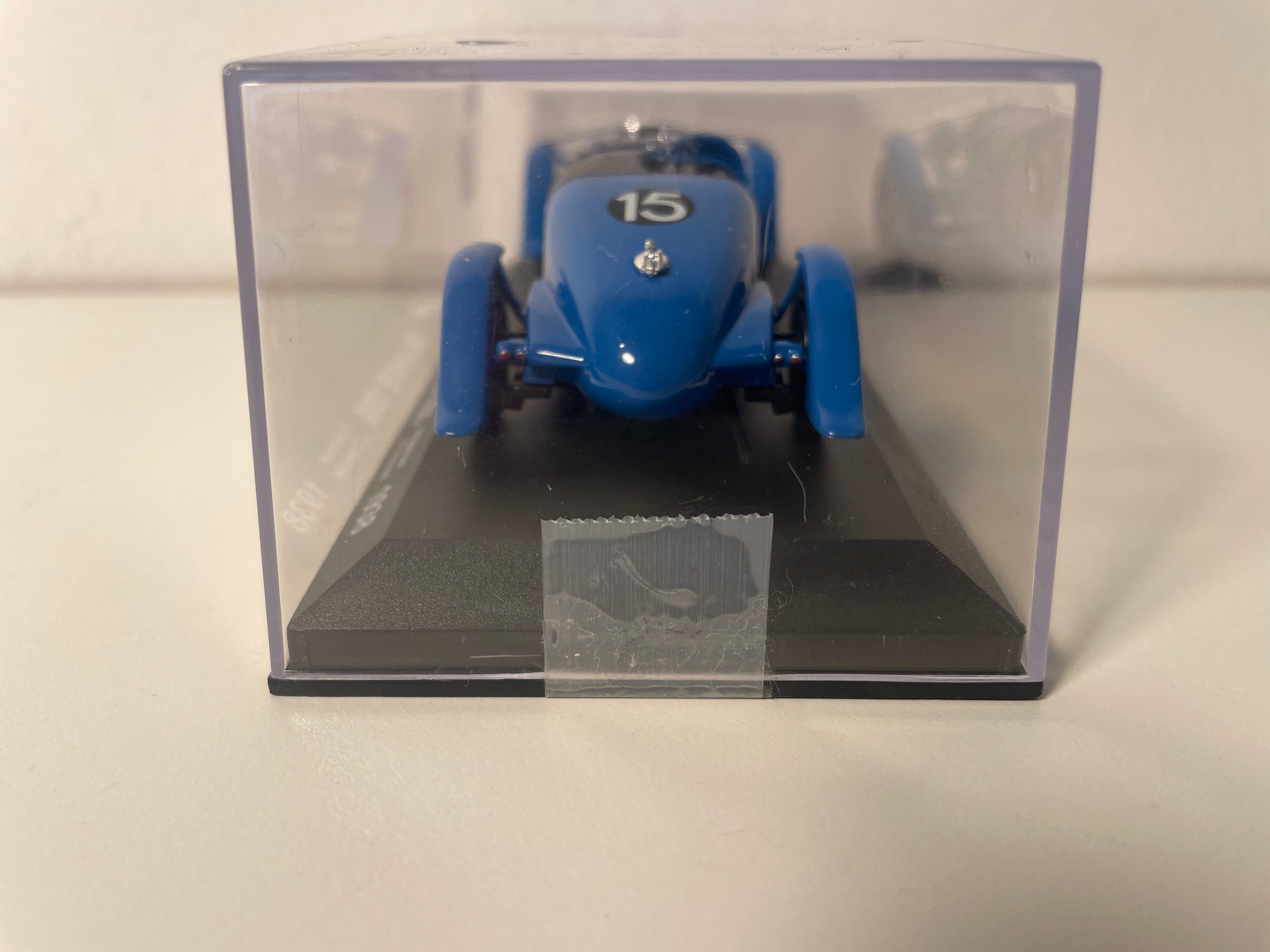 Delahaye 135S blo Nummer 15 (24 Stonne vu Le Mans 1938)