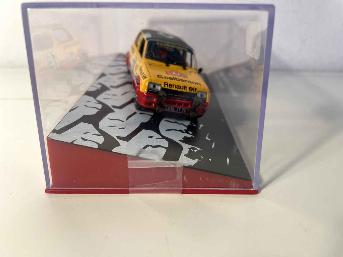 Renault 5 Alpine Turbo tejadilho amarelo e preto número 19 - Rali de Monte Carlo de 1978