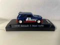 Renault 5 Maxi Turbo blau mit rotem Schweller Nummer 3 (Solido Referenz 1908 orange Box)