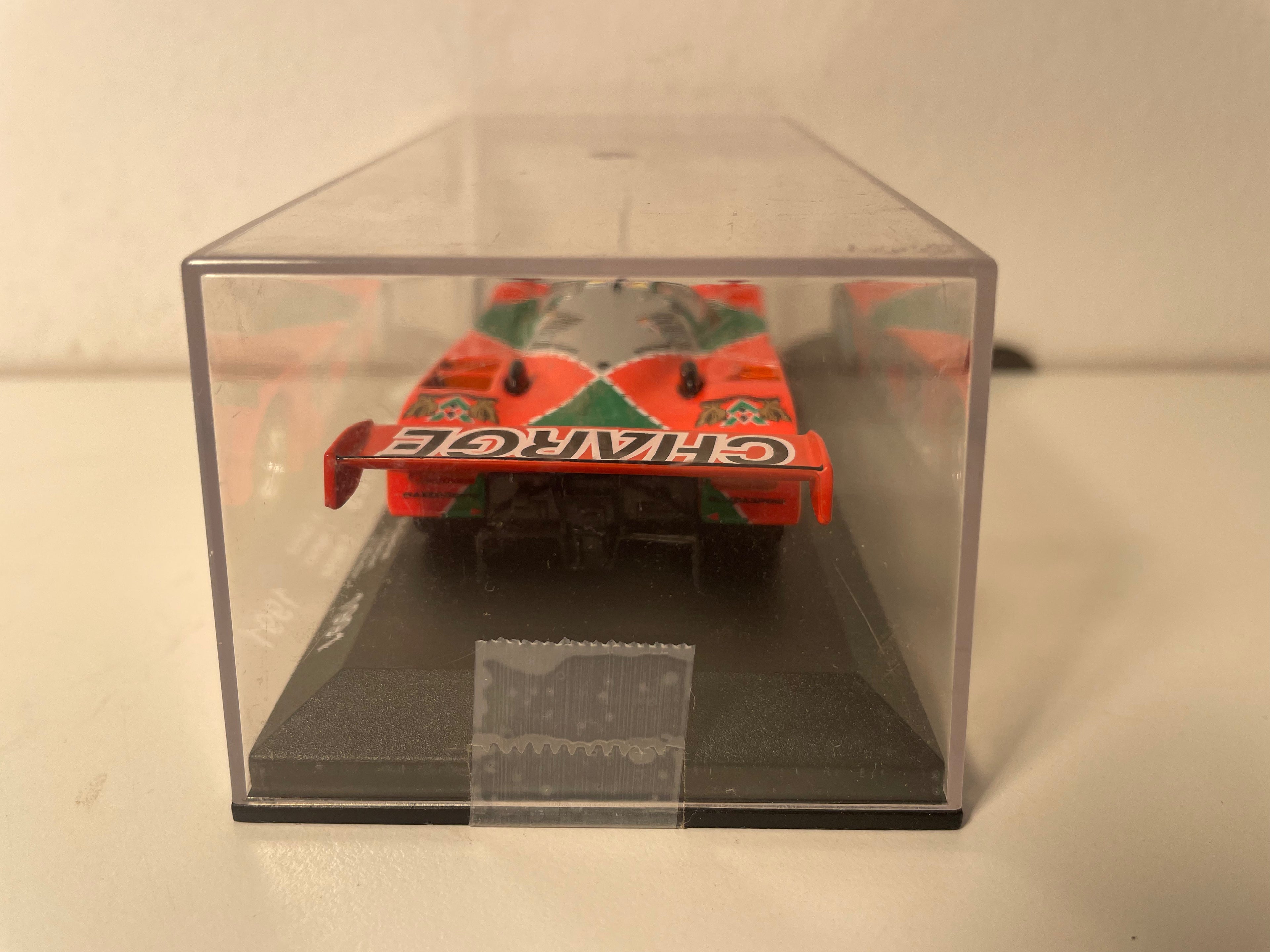 Mazda 787B naranja y verde número 55 - 24 horas de Le Mans 1991