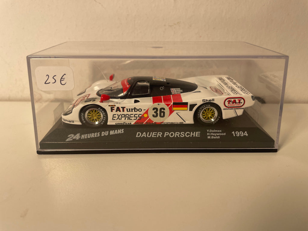 Porsche Dauer blanco y rojo número 36 (24 Horas de Le Mans de 1994)