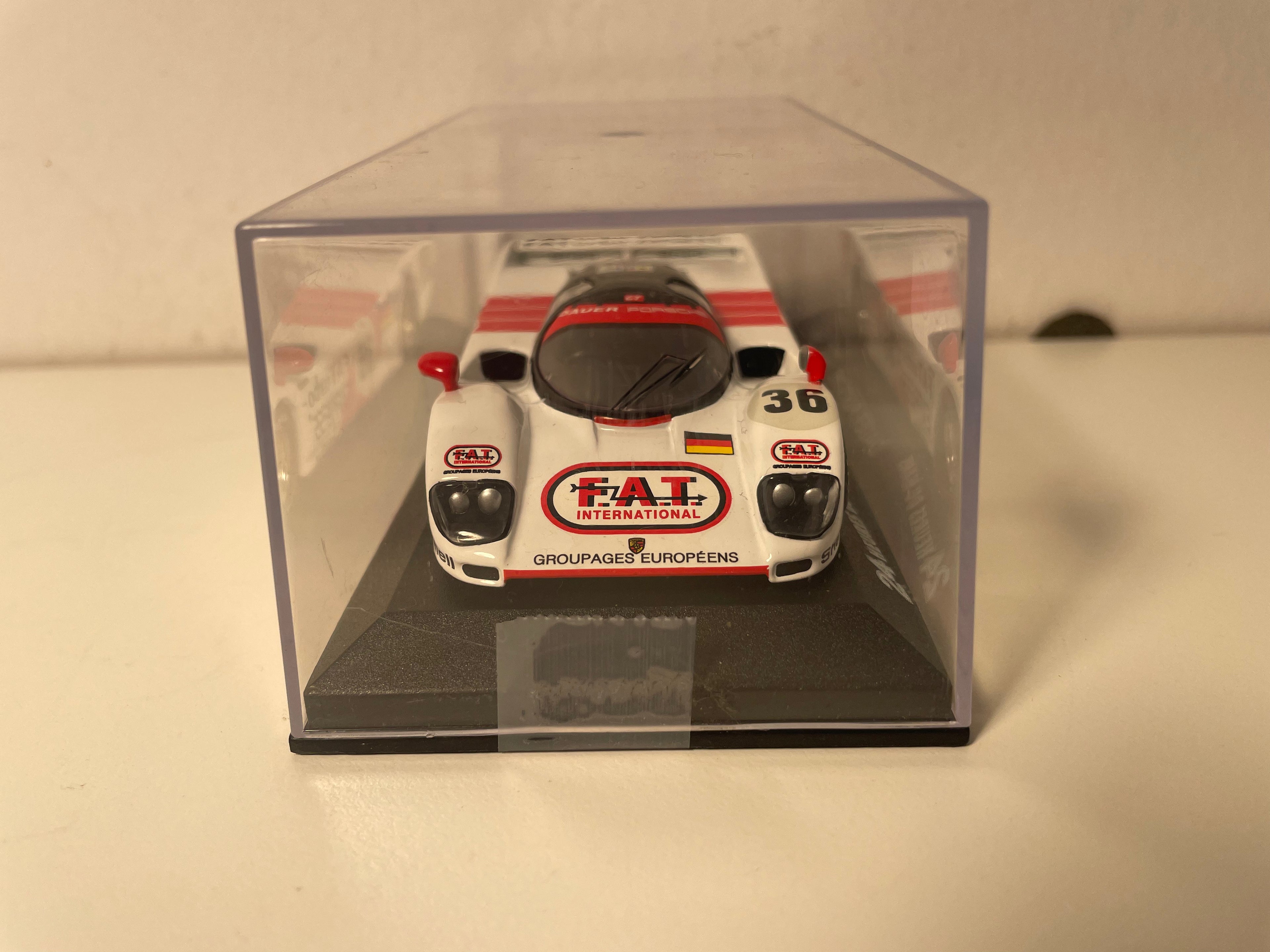 Porsche Dauer blanco y rojo número 36 (24 Horas de Le Mans de 1994)