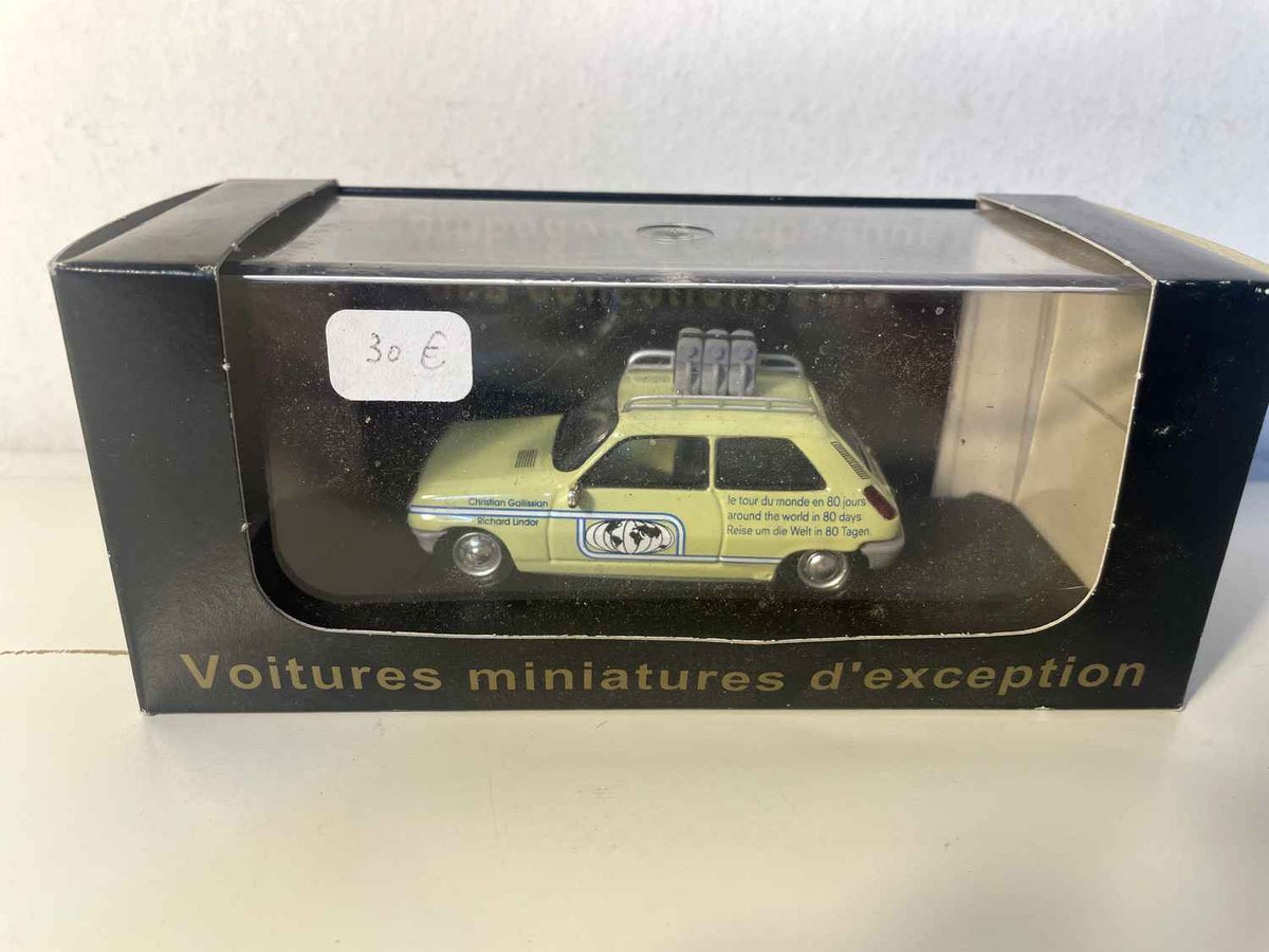Renault 5 yellow "World Tour" - La Compagnie Européenne des Collectionneurs reference V4911