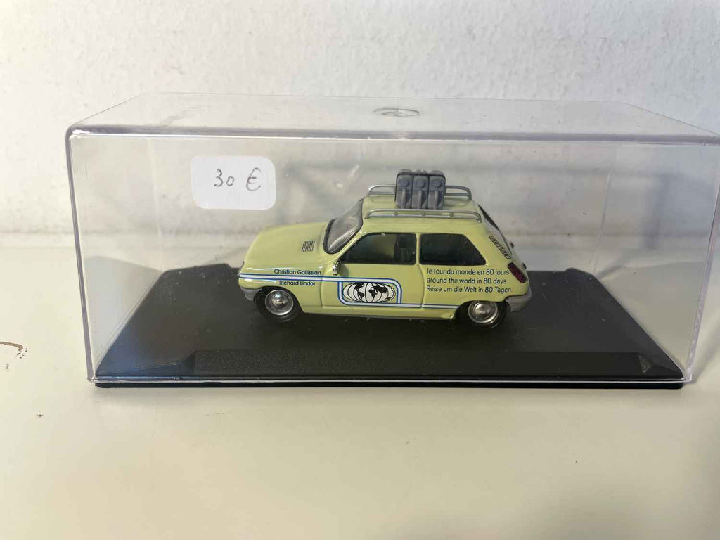 Renault 5 yellow "World Tour" - La Compagnie Européenne des Collectionneurs reference V4911
