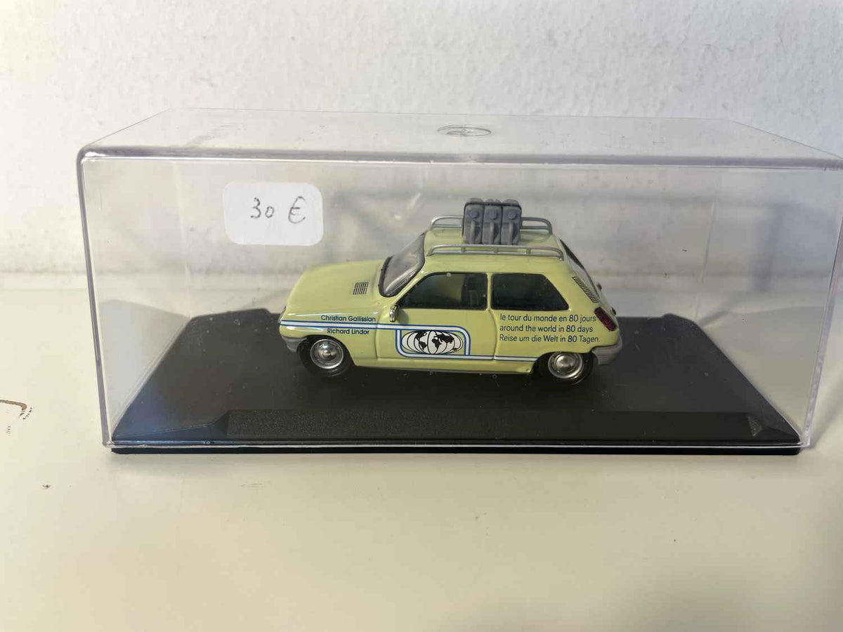 Renault 5 yellow "World Tour" - La Compagnie Européenne des Collectionneurs reference V4911