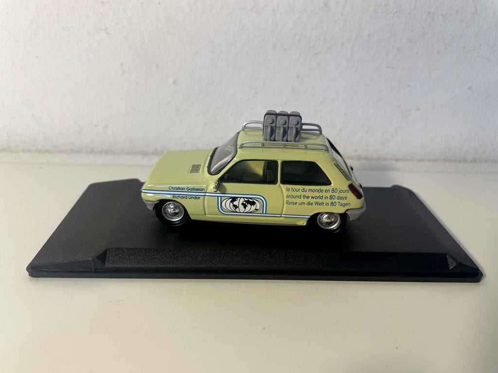 Renault 5 yellow "World Tour" - La Compagnie Européenne des Collectionneurs reference V4911