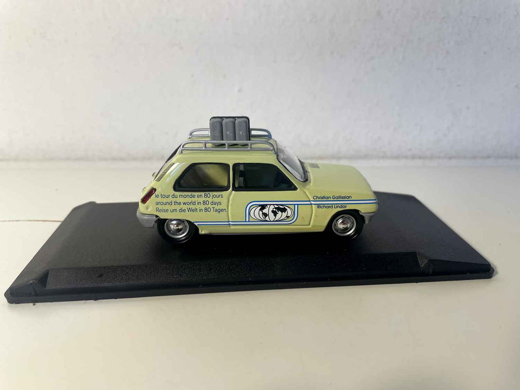 Renault 5 yellow "World Tour" - La Compagnie Européenne des Collectionneurs reference V4911