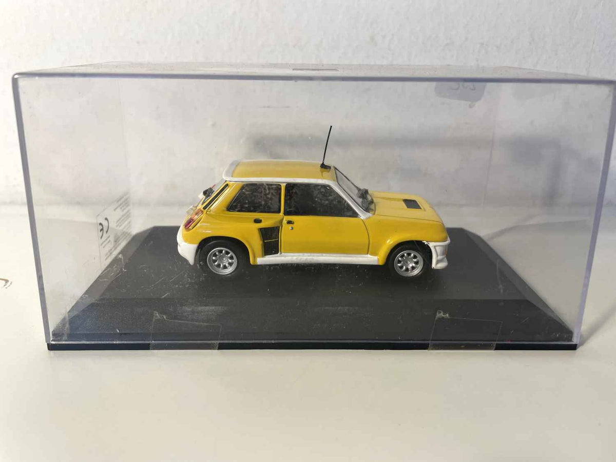 Renault 5 Turbo żółta i biała - rajd Tour de Corse 1983 (pudełko plexi)