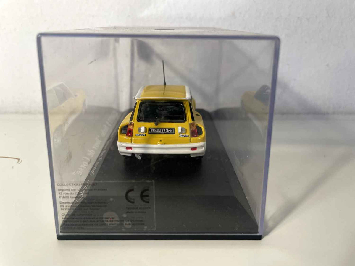 Renault 5 Turbo żółta i biała - rajd Tour de Corse 1983 (pudełko plexi)