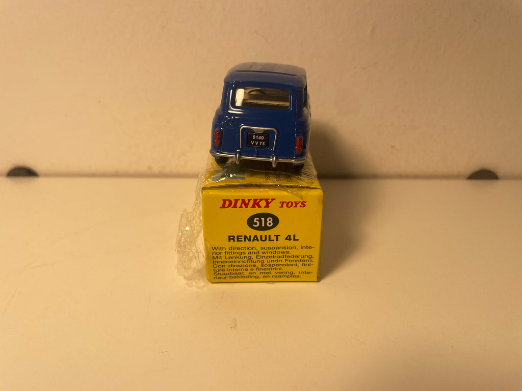Renault 4L dunkelblau Dinky-Toys (Atlas Ausgaben) - N°518