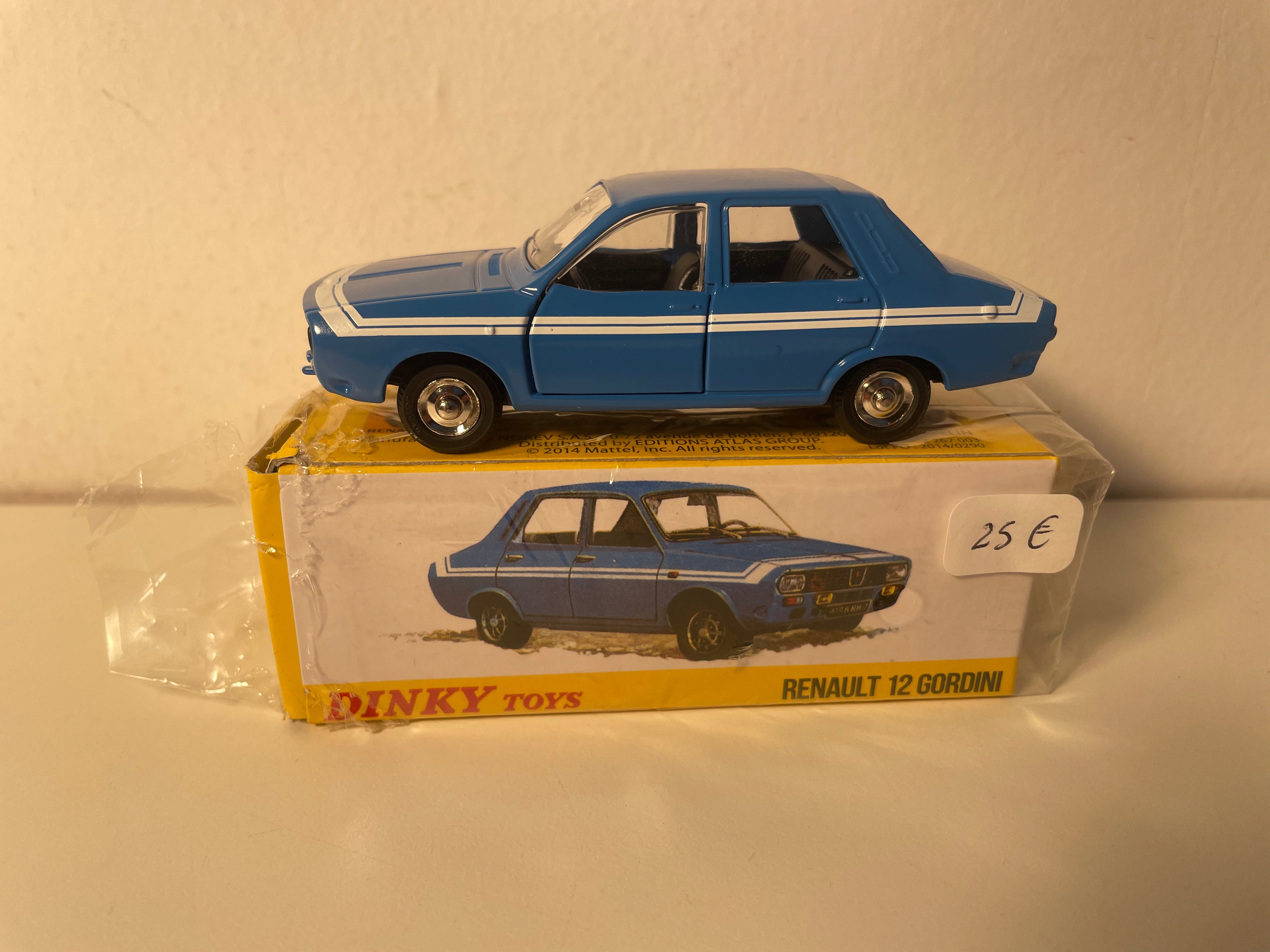 Renault 12 Gordini blo Dinky-Toys (Atlas Editiounen) - N°1424 G
