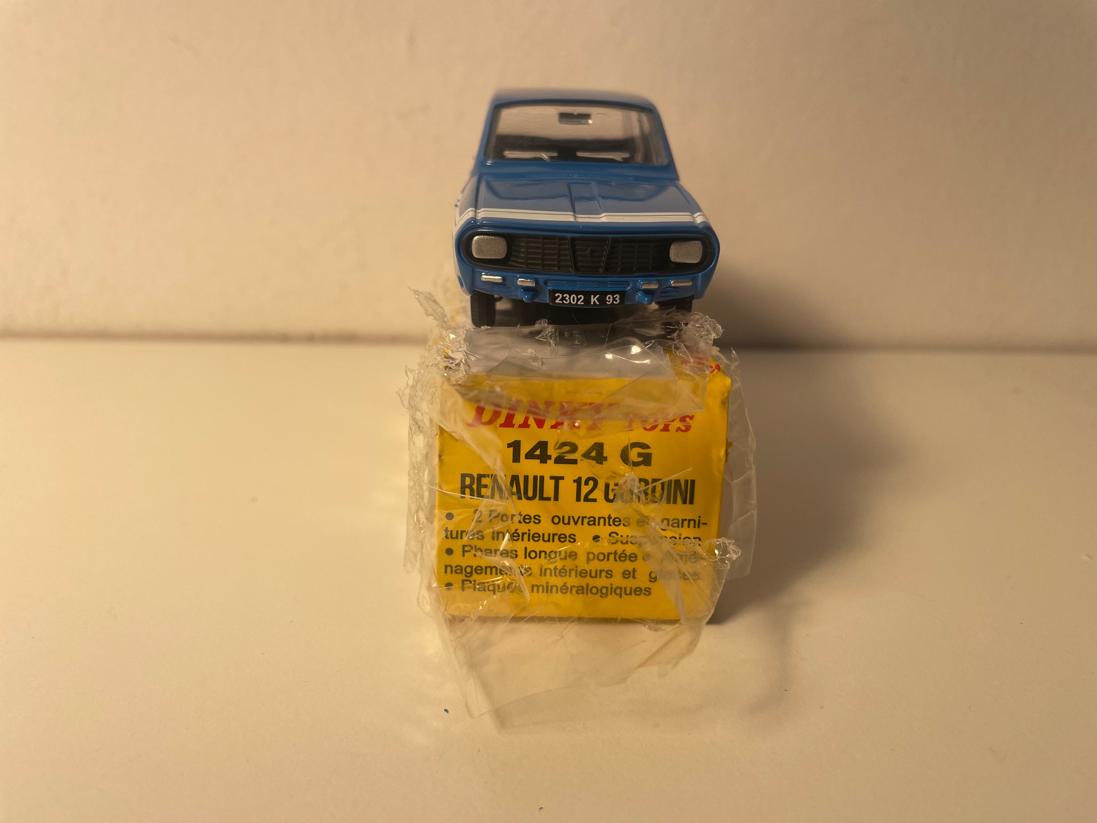 Renault 12 Gordini blo Dinky-Toys (Atlas Editiounen) - N°1424 G