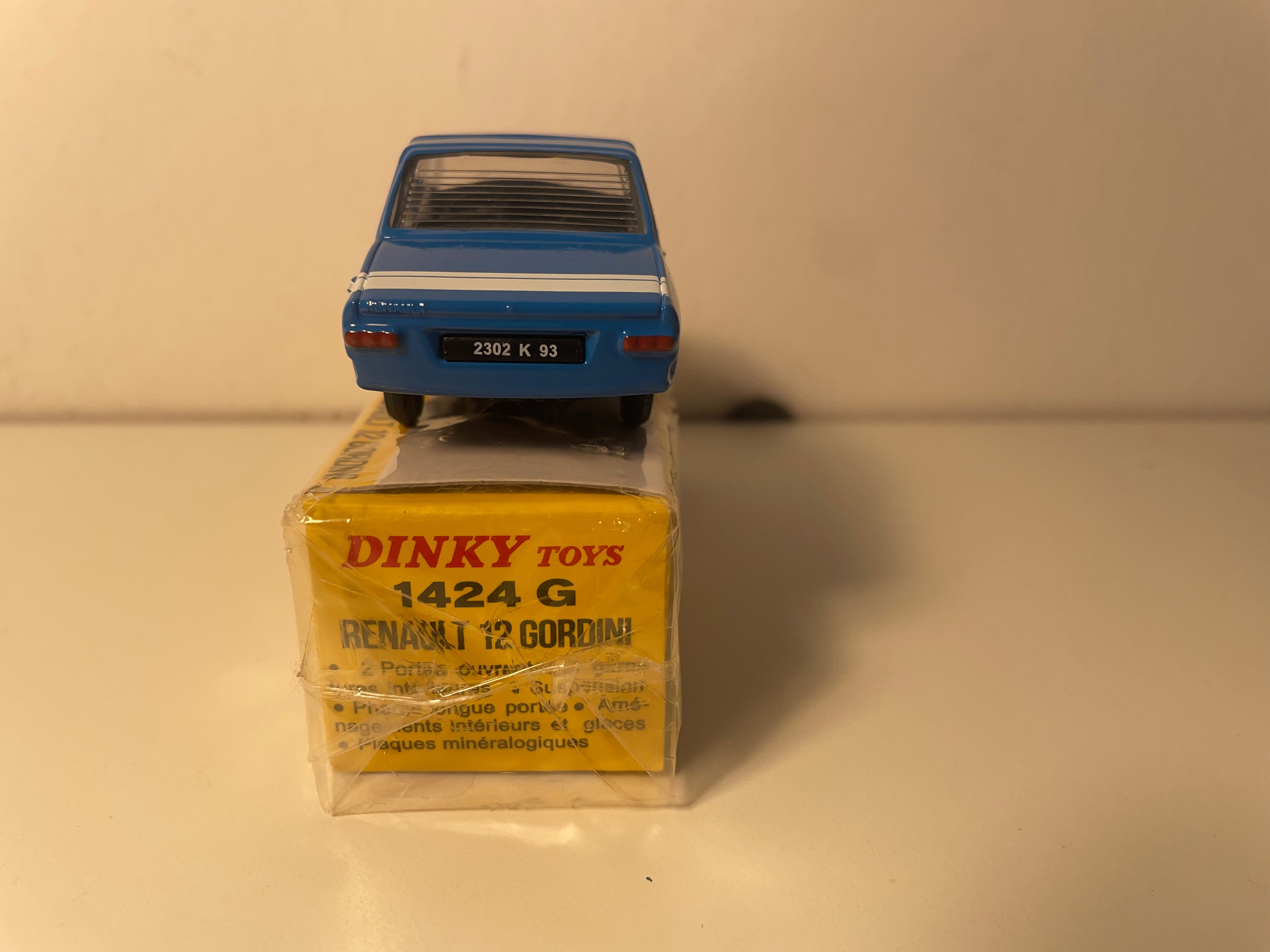 Renault 12 Gordini blo Dinky-Toys (Atlas Editiounen) - N°1424 G