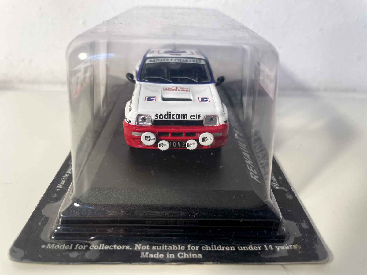 Renault 5 Turbo blanche, rouge et bleue numéro 3 - Tour de Corse de 1982