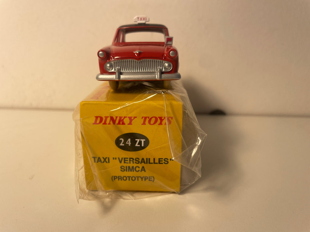 Simca Versailles TAXI roude schmaach an schwaarz DACH PROTOTYPE Dinky-Toys (Editiounen Atlas) - N°24 ZT