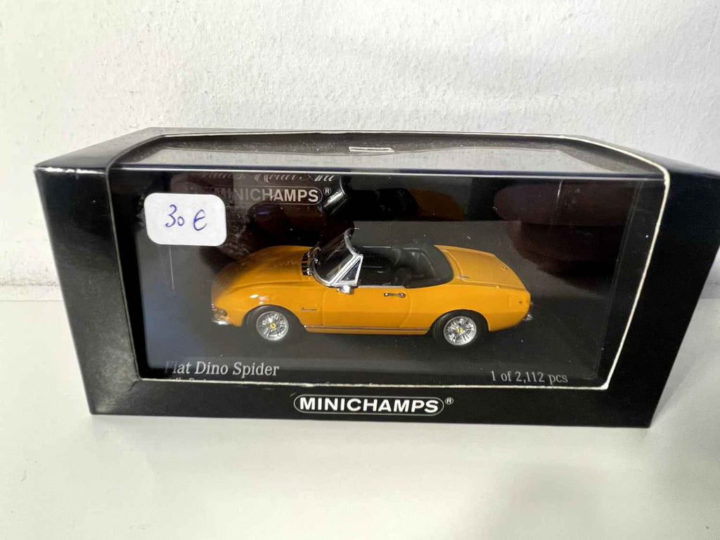Fiat Dino Spider żółty MINICHAMPS