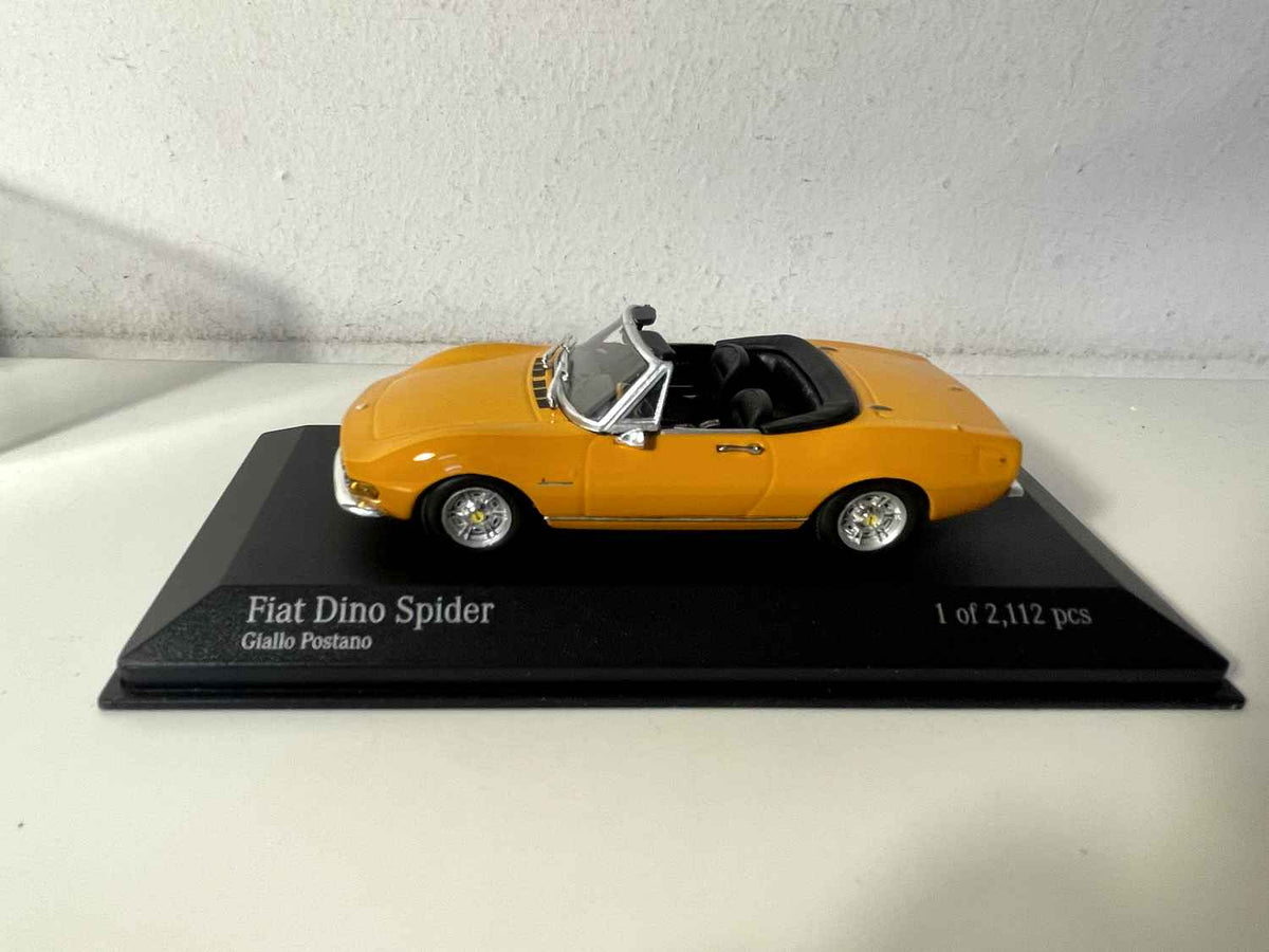 Fiat Dino Spider żółty MINICHAMPS