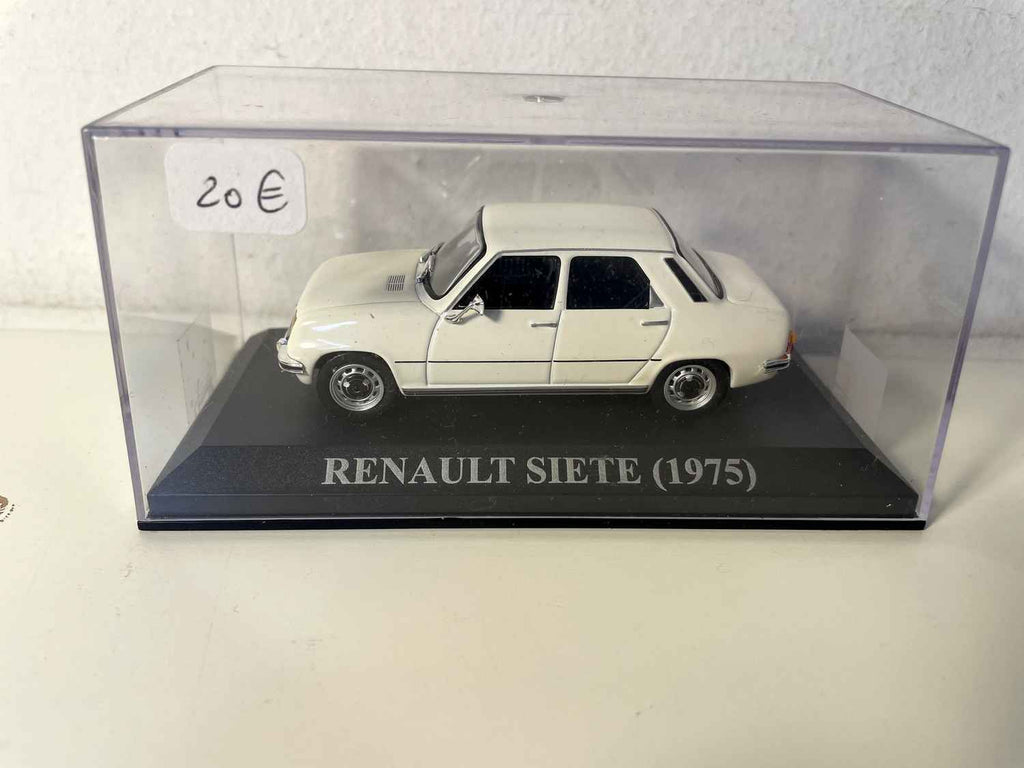 Renault Siete blanche (blanc cassé) de 1975