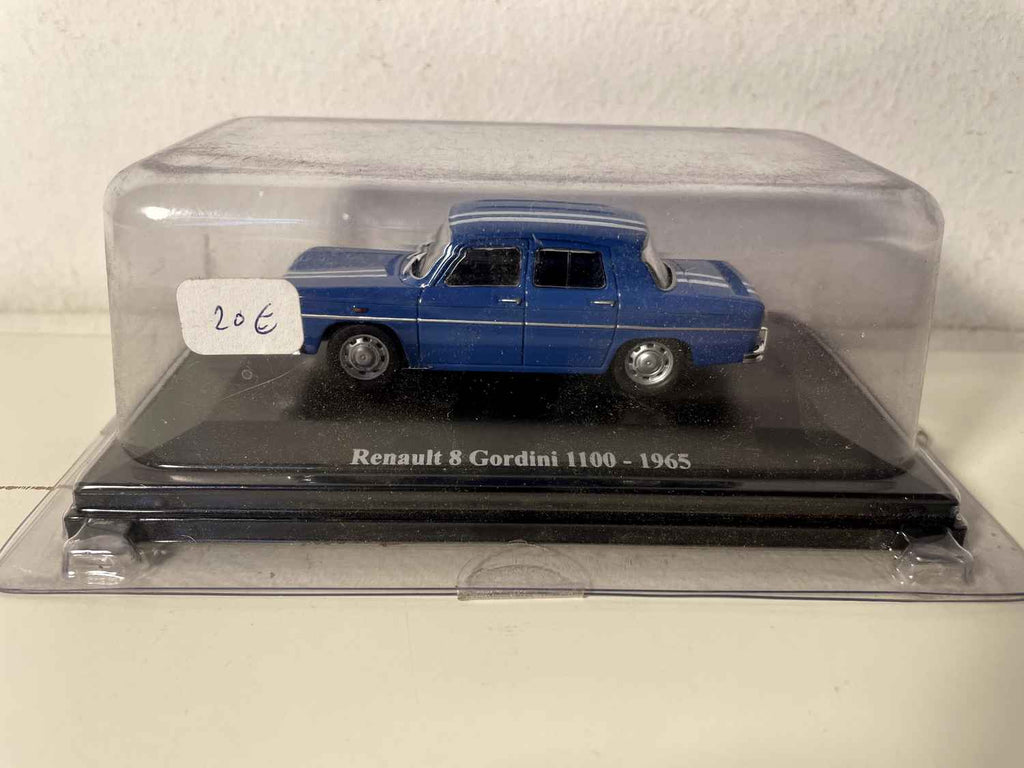 Renault 8 Gordini 1100 bleue de 1965 (blister)