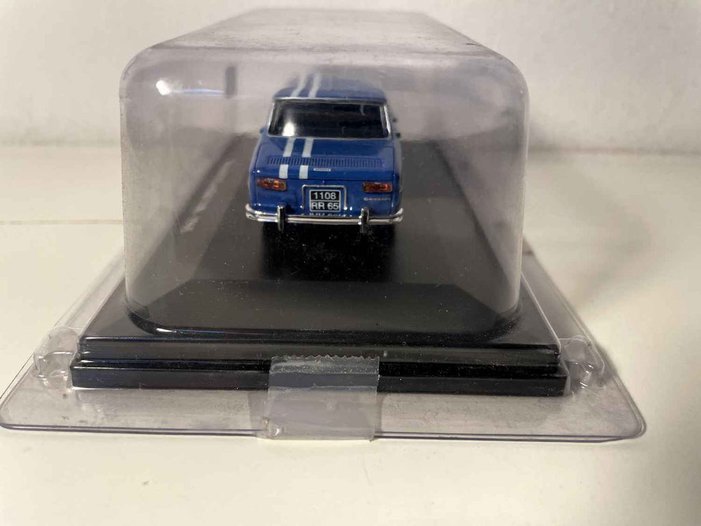 Renault 8 Gordini 1100 bleue de 1965 (blister)