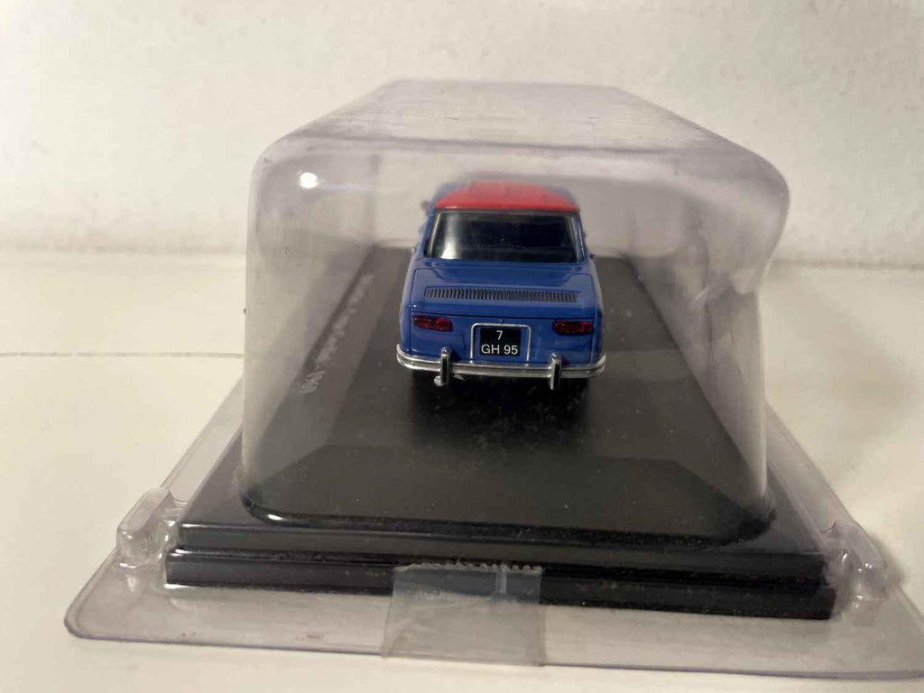 Renault 8 Gordini bleue, blanche et rouge numéro 9 - Coupe Gordini 1969 (blister)