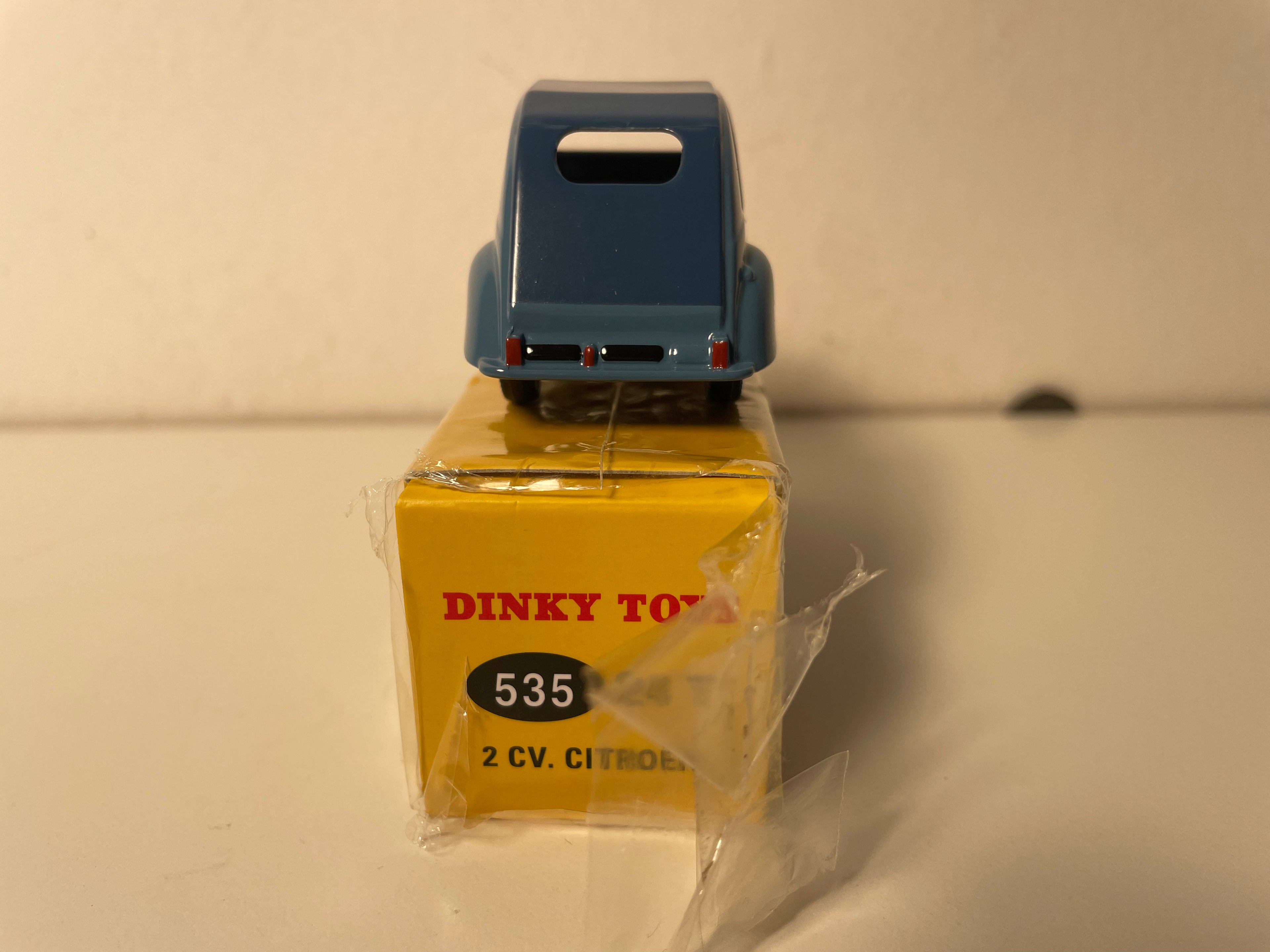 Citroën 2 CV bleue Dinky-Toys (edycje Atlas) - N°535 / 24 T