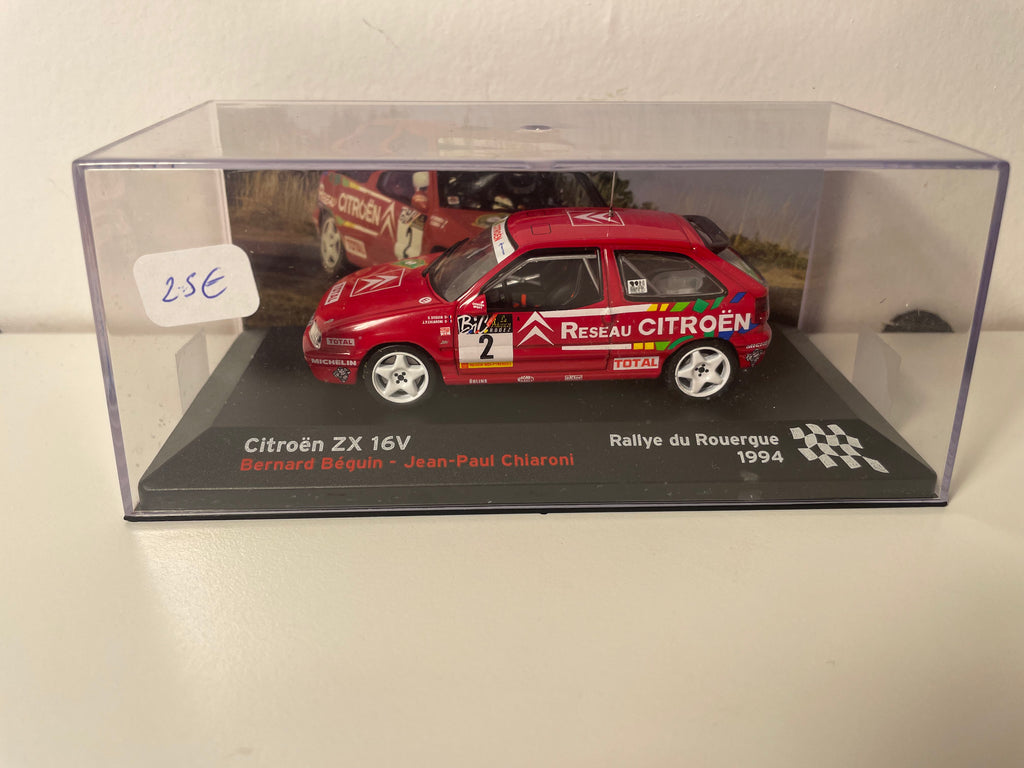 Citroën ZX 16V czerwony numer 2 - Rajd Rouergue 1994