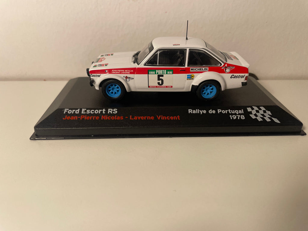 Ford Escort RS bianco numero 5 - rally del Portogallo del 1978
