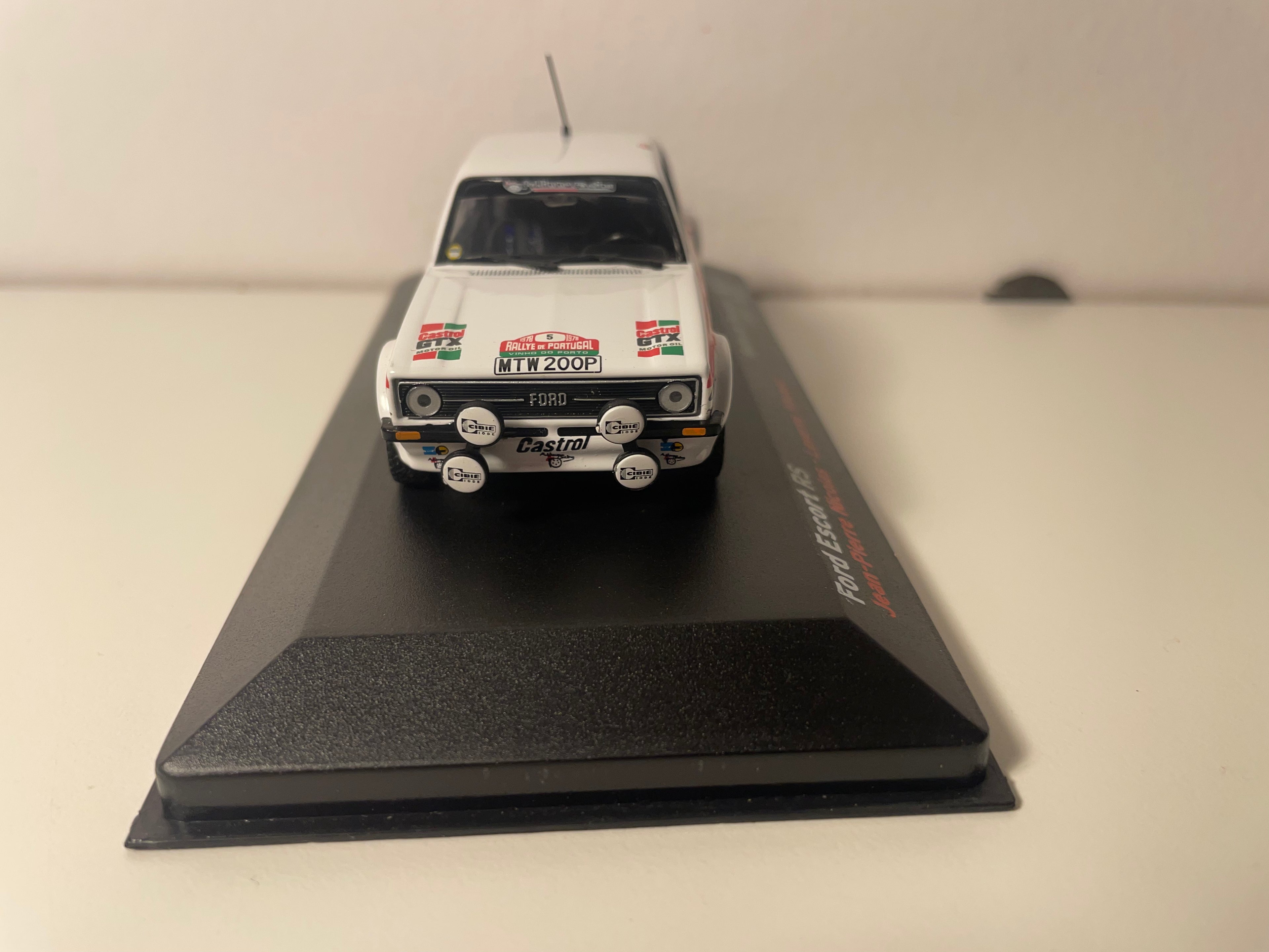 Ford Escort RS bianco numero 5 - rally del Portogallo del 1978