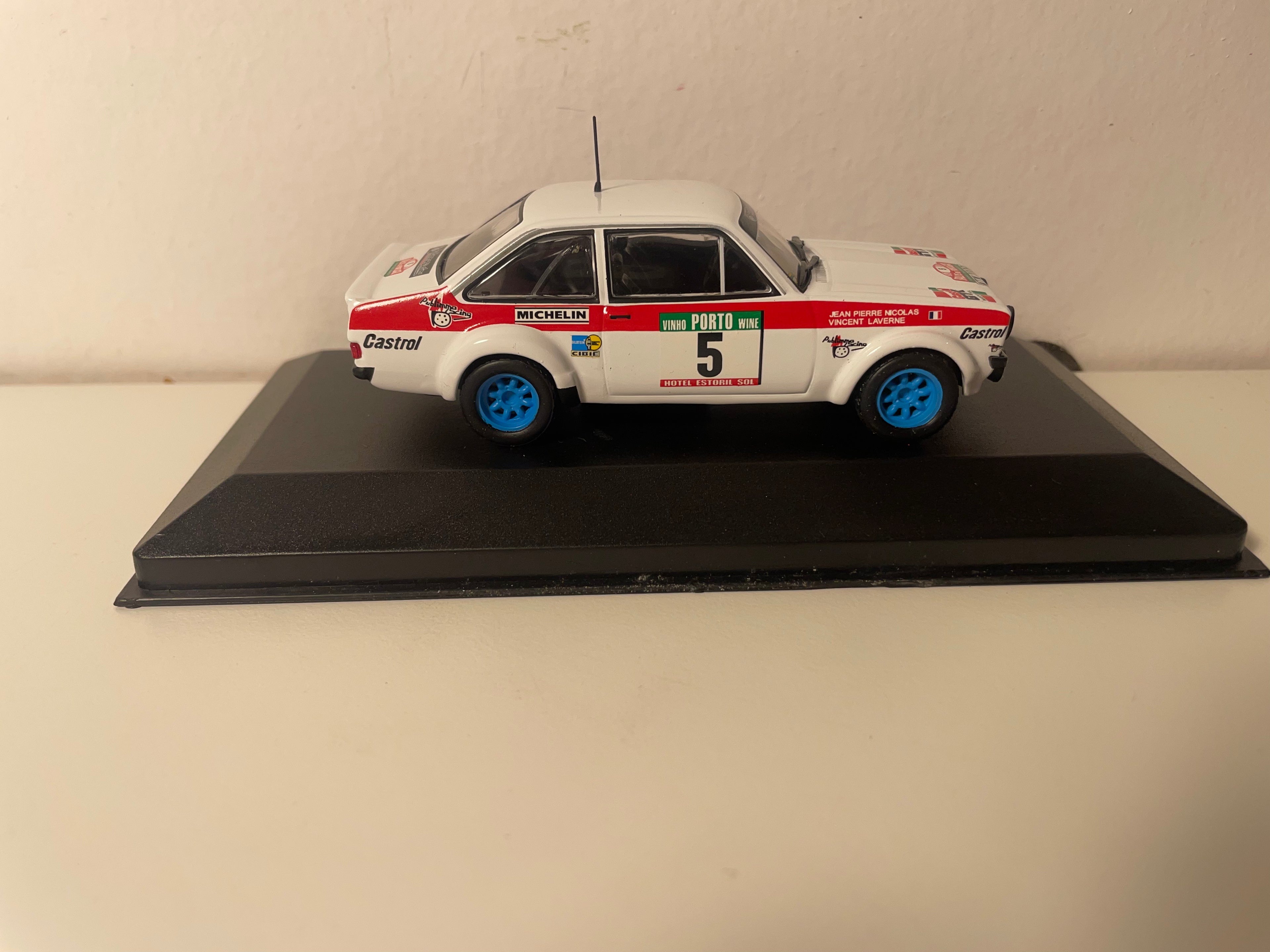 Ford Escort RS bianco numero 5 - rally del Portogallo del 1978