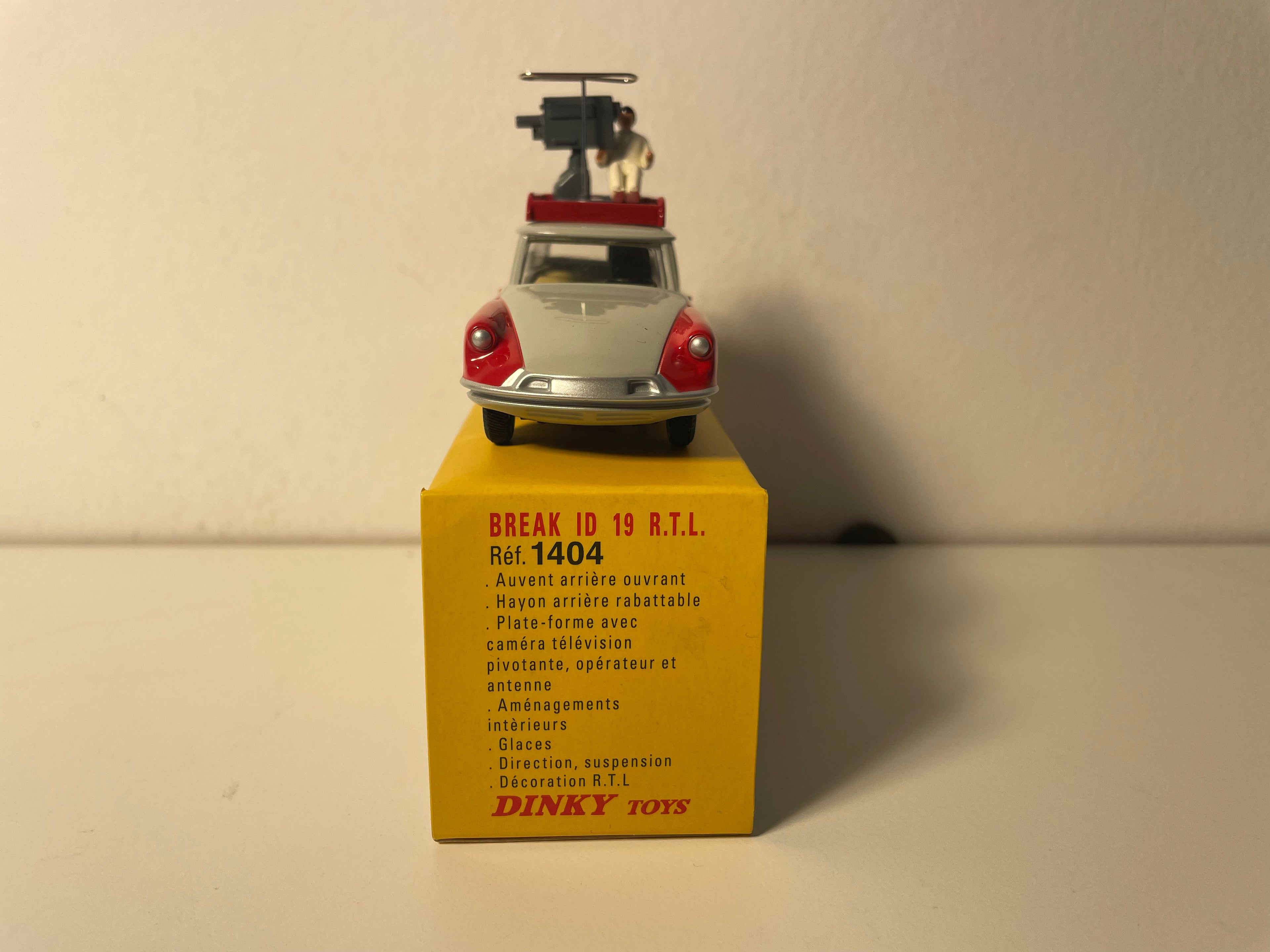 Citroën ID 19 Break Rot und Grau RTL Dinky-Toys (Atlas Editionen) - Nr. 1404