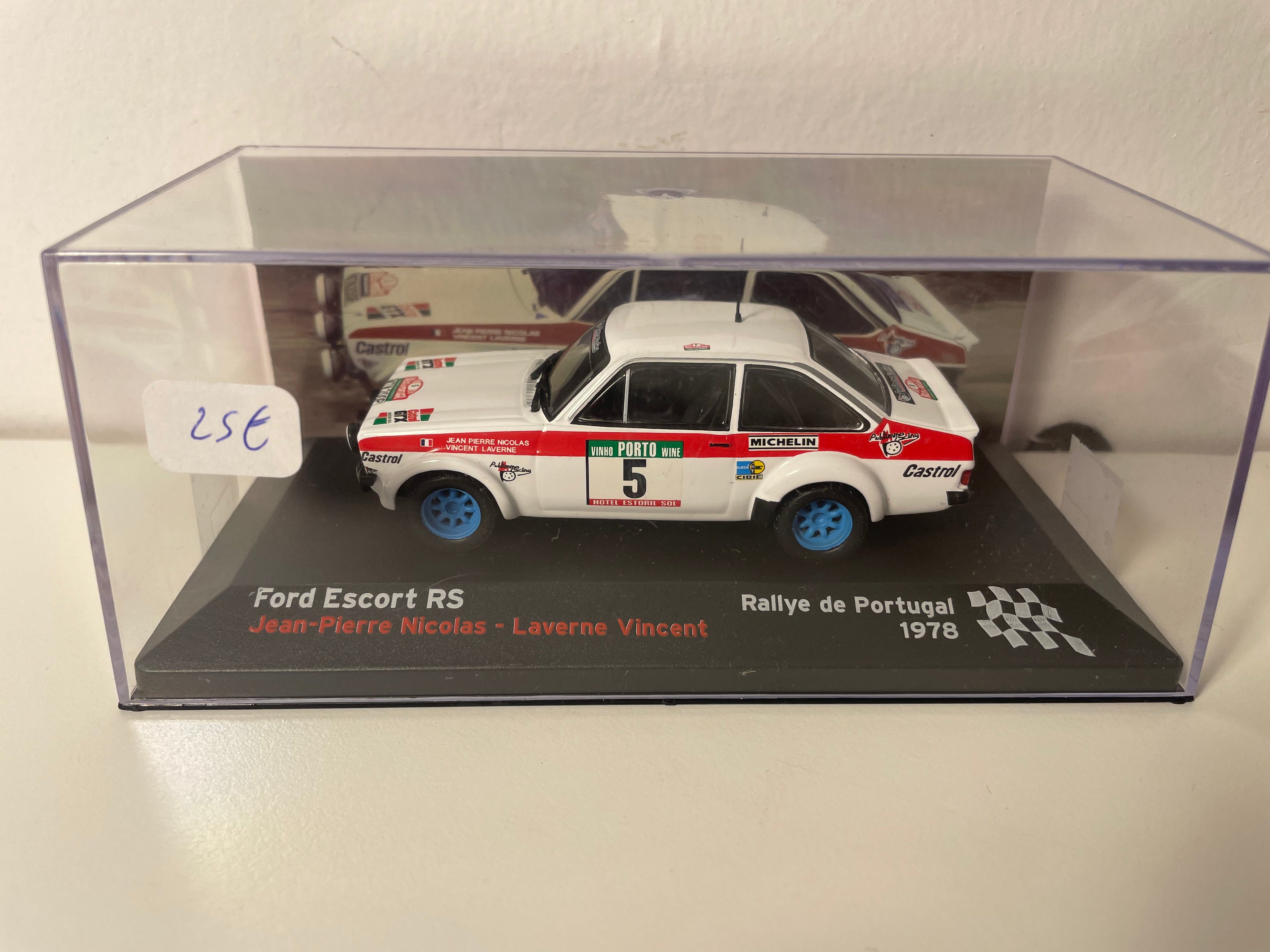 Ford Escort RS bianco numero 5 - rally del Portogallo del 1978