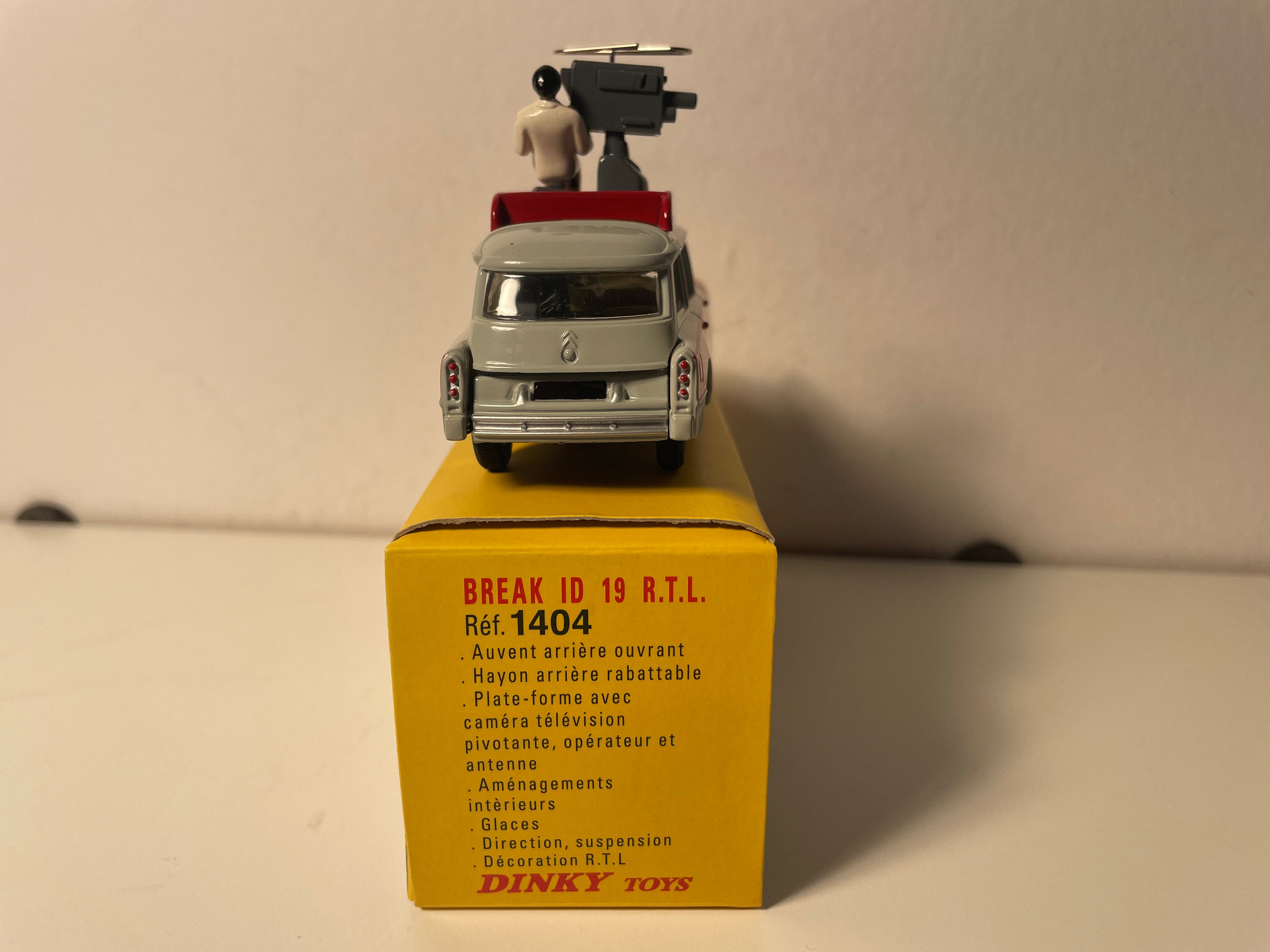 Citroën ID 19 Break Rot und Grau RTL Dinky-Toys (Atlas Editionen) - Nr. 1404