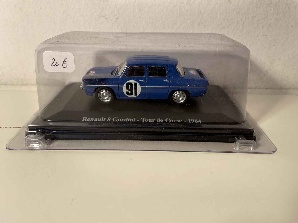 Renault 8 Gordini blo Nummer 91 - Tour de Corse 1964