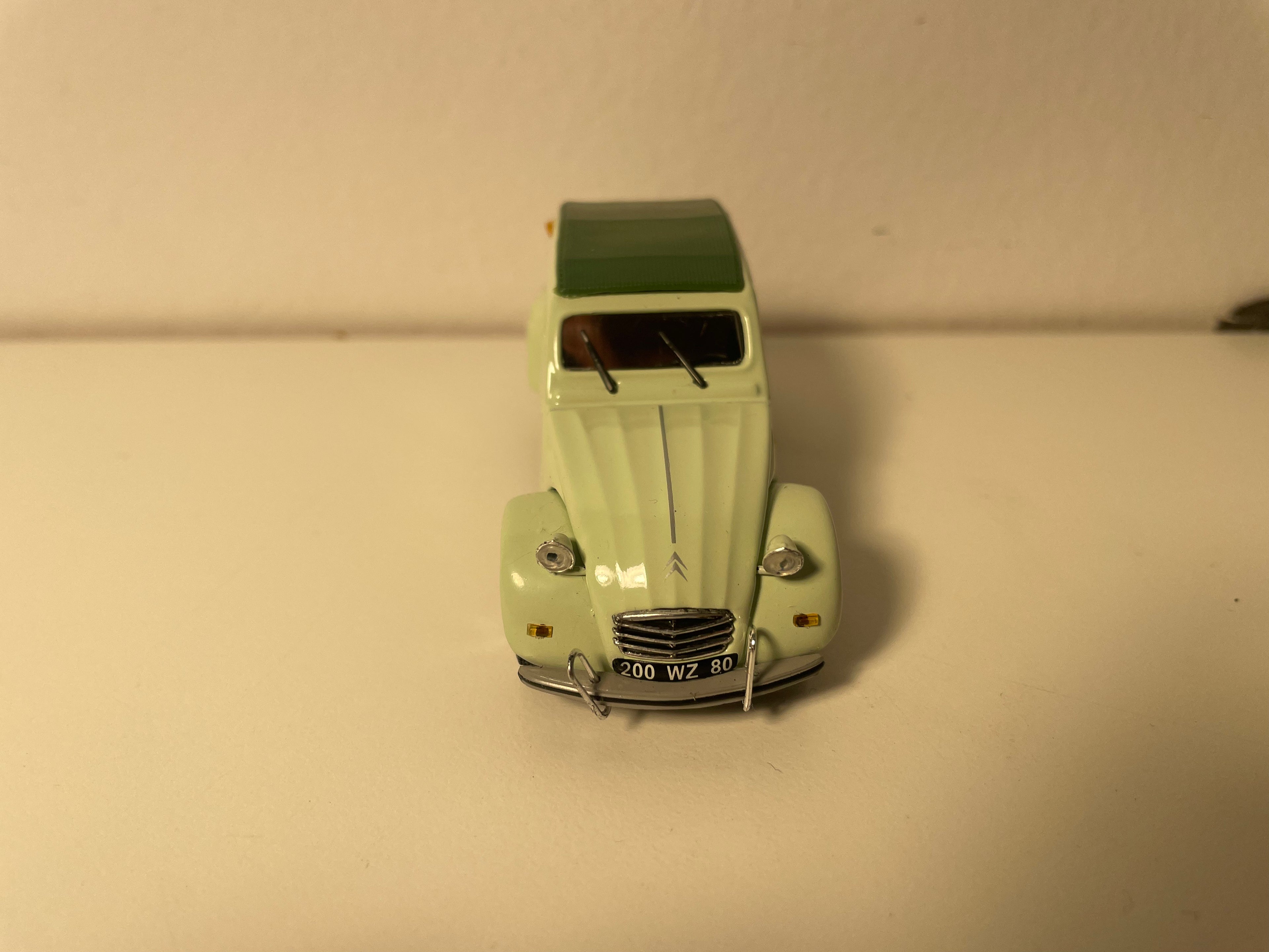 Citroën 2 CV AZAM verte pâle et toit verte foncé - Norev (sous blister)