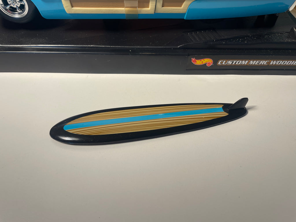 Merc Woodie blu e marrone del 1950 - auto americana - HOTWHEELS (Scala: 1/18)