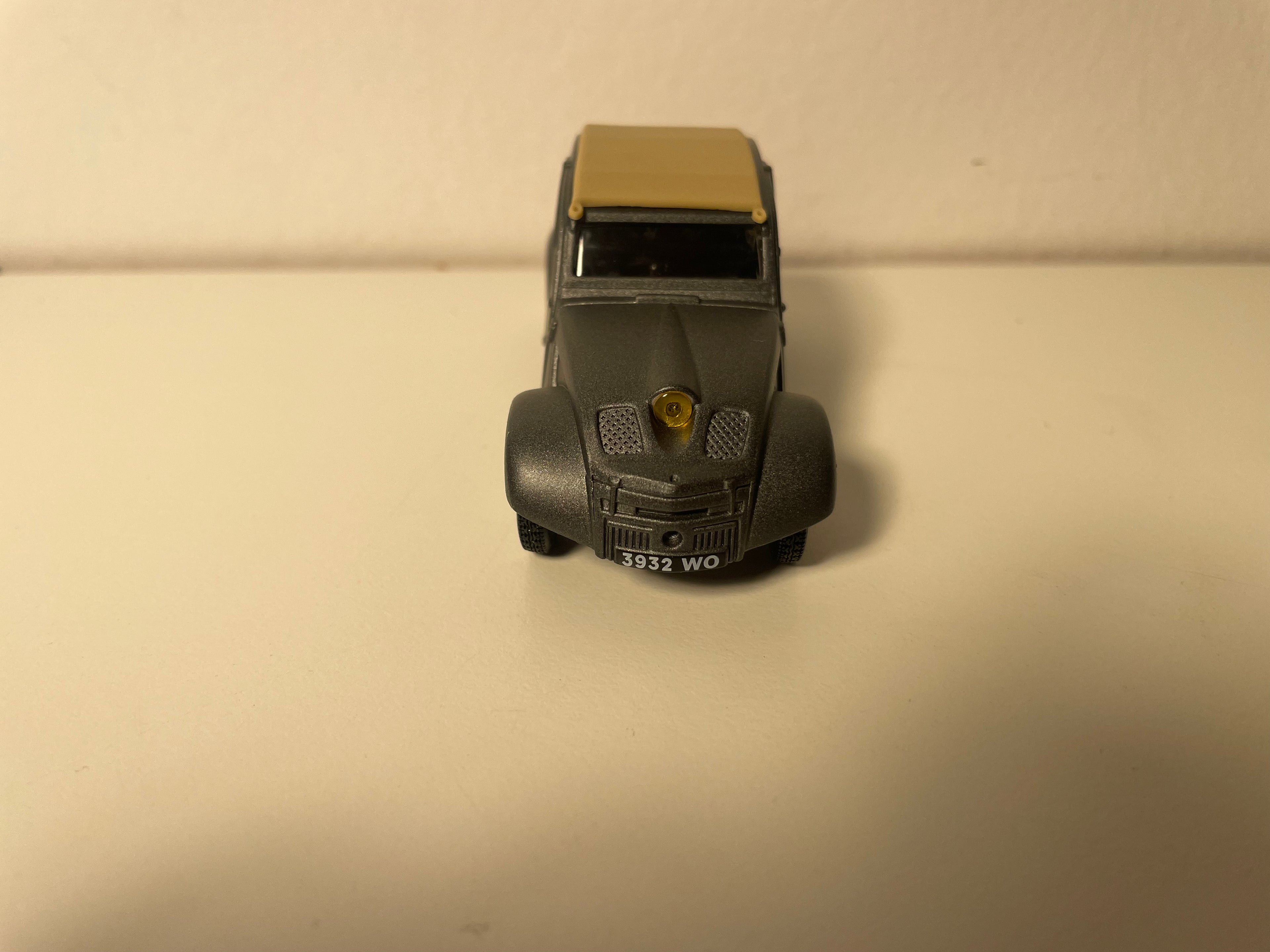 Citroën 2 CV Cyclope-Prototyp Dunkelgrau mit Beigem Dach - Norev (in Blister)