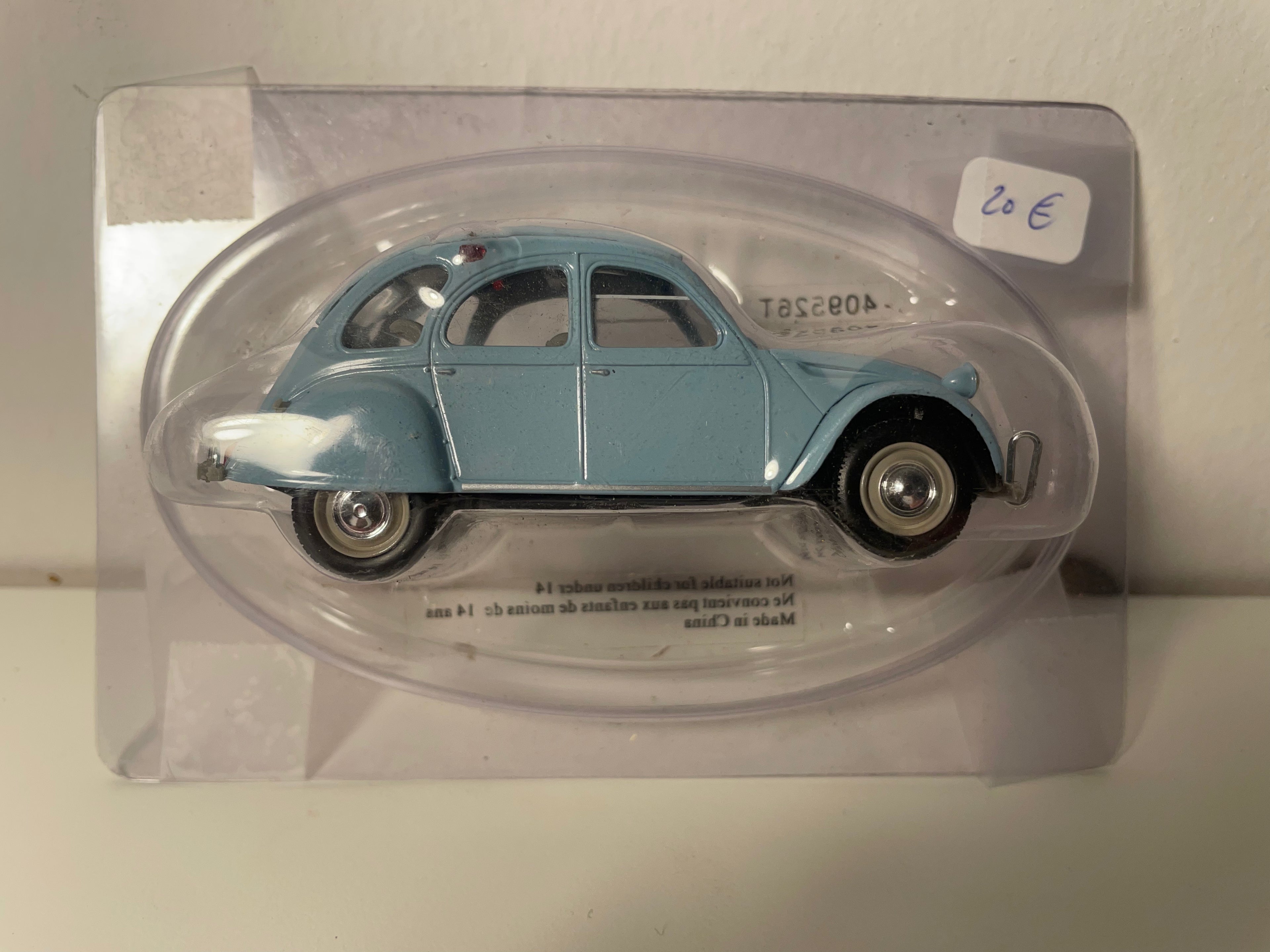 Citroën 2 CV AZAM bleue claire - Norev (sous blister)