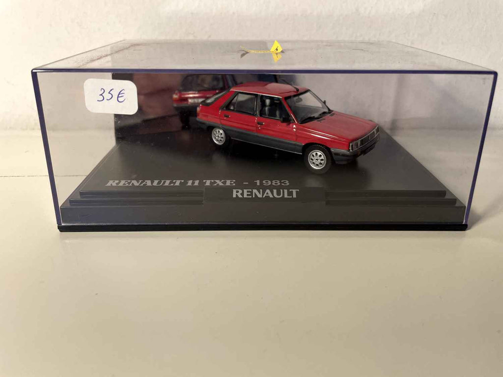 Renault 11 TXE rossa del 1983 (cofanetto rettangolare)