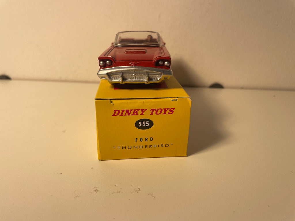 Ford Thunderbird cabriolet rosso scuro Dinky-Toys (edizioni Atlas) - N°555